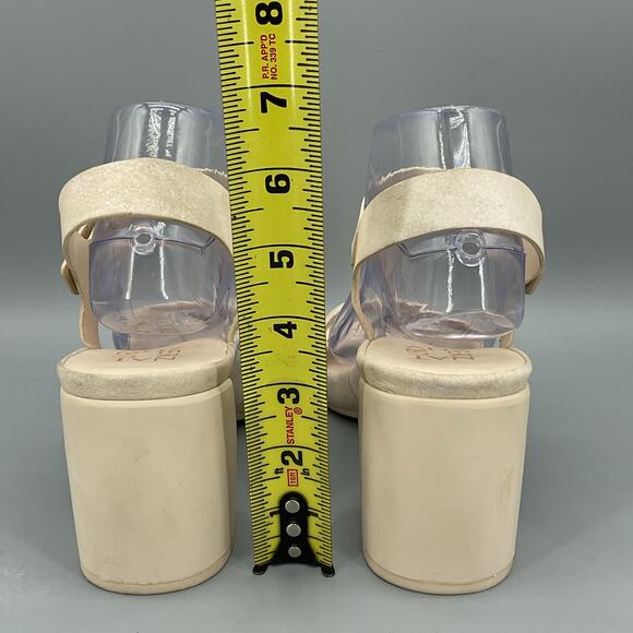 NEW Naturalizer Women’s Genn-Rise Ankle Strap Sandals Beige Size 9.5M - Picture 4 of 10